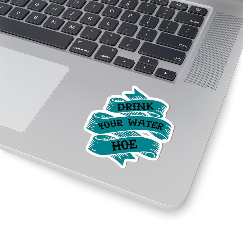 Drink Your Water Hoe Sticker